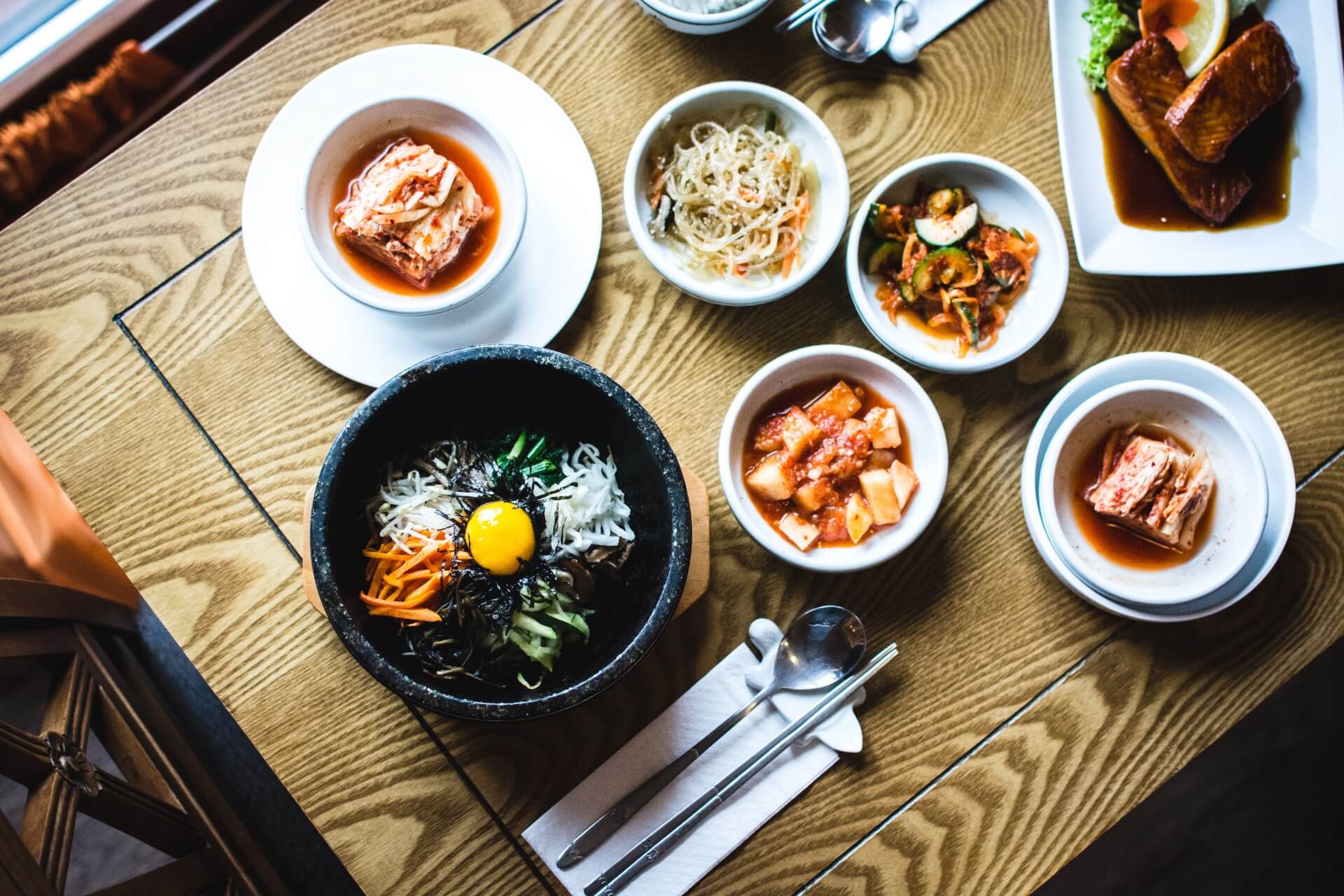 Breakfast Lunch And Dinner In Korea Footprints