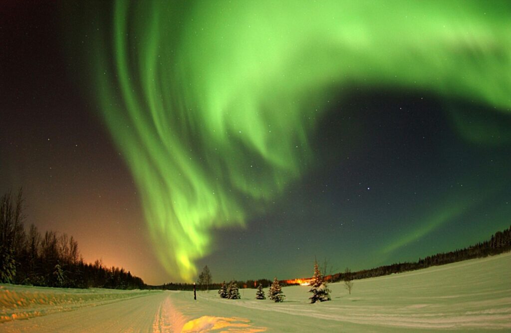 Alaska, Northern Lights Sky