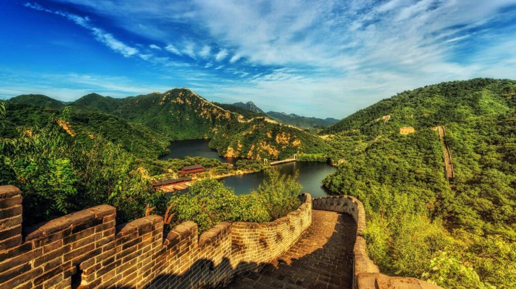 Landscape photo of the Great Wall of China